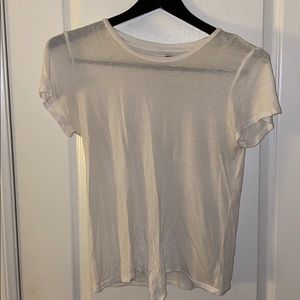 Basic white tee